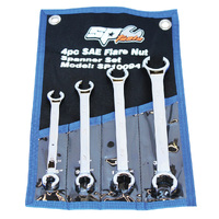SP Tools 4pc SAE Flare Nut Spanner Set SP10094
