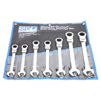 SP Tools 7pc SAE Gear Drive ROE Spanner Set - Flex Head Jumbo SP10367