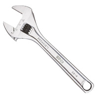 SP Tools 100mm Adjustable Wrench - Wide Jaw Premium - Chrome SP18052