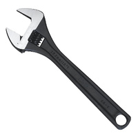 SP Tools 200mm Adjustable Wrench - Wide Jaw Premium - Black SP18063