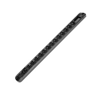 SP Tools 1/4" Dr Socket Rail (Holds 13pc) Black SP201RQM
