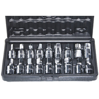 SP Tools 18pc Oil Drain Plug Key Set - 3/8" Dr SP20215