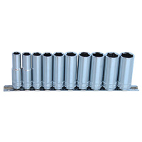 SP Tools 10pc 6pt Metric 3/8" Dr Deep Socket Rail Set SP20242