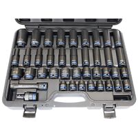 SP Tools 1/2" Dr 6pt 40 Piece Metric Impact Socket Set SP20322