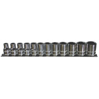 SP Tools 12pc 6pt Metric 1/2" Dr Socket Rail Set SP20332