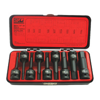 SP Tools 9pc Metric 1/2" Inhex Impact Socket Set SP20370