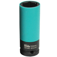 SP Tools 22mm Metric 1/2" Wheel Nut Impact Socket SP20397