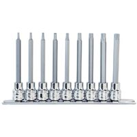 SP Tools 10 Piece TORX 3/8" DR Deep Socket Rail Set (100mm Long) SP20455