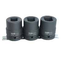 SP Tools 3pc Metric 3/4" Impact Socket Rail Set - Double Square SP20470