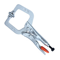 SP Tools 150mm (6") C-Clamp Locking Pliers - Swivel Pad SP32655