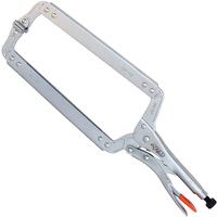 SP Tools 450mm (18") C-Clamp Locking Pliers - Swivel Pad SP32658
