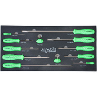 SP Tools 12pc Green Grip Phillips/Slotted Screwdriver Set SP34003G