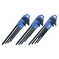 SP Tools 3 Piece Hex & Torx Key Sets (Metric, Sae & Tamper Proof Torx) SP34500