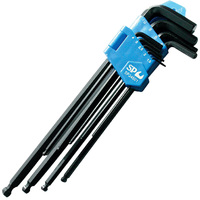 SP Tools 9pc Metric Ball Drive Hex Key Set - Black SP34501