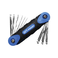 SP Tools 9pc Metric Folding Magnetic Key Set SP34561