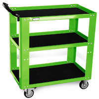 SP Tools 3 Shelf Professional Trolley - Green SP40019G