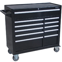 SP Tools 11 Drawer Custom Series - Black Roller Cabinet SP40106
