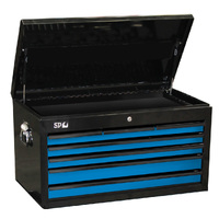 SP Tools 7 Drawer Sumo Series Tool Box - Black/Blue Drawers SP40121