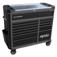 SP Tools 13 Drawer Diamond Black Tech Series Roller Cab SP42355D