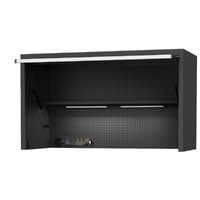 SP Tools 59" USA Sumo Series Wide Power Top Hutch - Black/Chrome SP44730