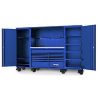 SP Tools 114" Workstation USA Sumo Series Complete Workstation - Blue/Black SP44790BL