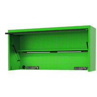 SP Tools 73" USA Sumo Series Wide Power Top Hutch - Green/Black SP44830G