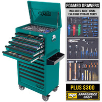 SP Tools  403 Piece Tool Kit Metric/SAE - Custom Teal SP50106DT