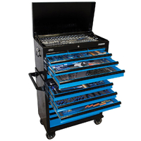 SP Tools 407pc Sumo Custom Series Tool Kit - Metric/SAE - Black/Blue SP50176