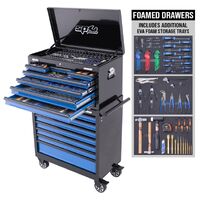 SP Tools 417pc Metric/SAE - Black/Blue 14 Dr Sumo Tool Kit SP50176X