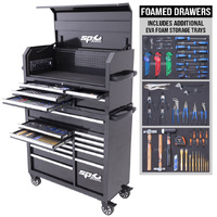 SP Tools 300pc Metric/SAE - Black/Chrome 18 Dr Sumo Tool Kit SP50551X