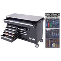 SP Tools 448 Piece Sumo Series Workshop Tool Kit - Metric/SAE- Black (Plus EVA Storage Trays) SP50780X