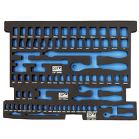 SP Tools EVA Foam Tool Storage (holds 81pc Sockets Metric/SAE) SP50903