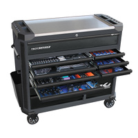 SP Tools 268 Piece Tech Series Trade Technician Roller Cabinet Tool Kit- Metric - Black SP52635D