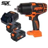 SP Tools 18V SX Drive 1/2" Dr Impact Wrench 6.0ah Set SP83130