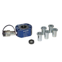 Hydraulic ram 12 ton -  8mm stroke with 5 threaded adaptors - govoni