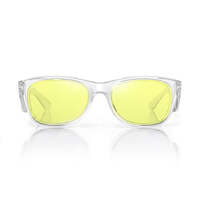 SafeStyle Classics Clear Frame Yellow Lens Safety Glasses