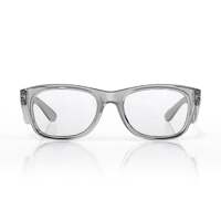 SafeStyle Classics Graphite Frame Clear Lens Safety Glasses