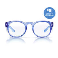 SafeStyle Cruisers Blue Frame Clear Lens Safety Glasses