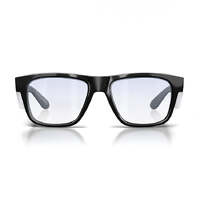 SafeStyle Fusions Black Frame Blue Light Blocking Lens Safety Glasses