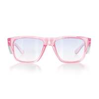 SafeStyle Fusions Pink Frame Blue Light Blocking Lens Safety Glasses