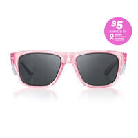 SafeStyle Fusions Pink Frame Polarised Lens Safety Glasses