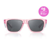 SafeStyle Fusions Pink Frame Tinted Lens Safety Glasses