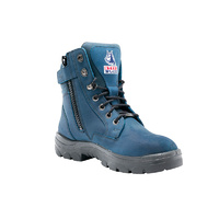 Steel Blue Southern Cross Zip TPU Outsole Boots Size AU/UK 4 (US 5) Colour Blue