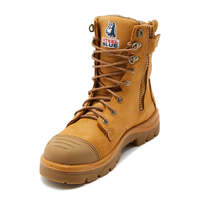 Steel Blue Portland ZipScuff Cap Safety Boot Wheat Size AU/UK 3 (US 4)