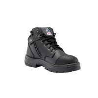 Steel Blue Parkes Zip TPU Outsole Scuff Cap Boots