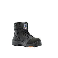 Steel Blue Argyle Zip Composite TPU Outsole Boots