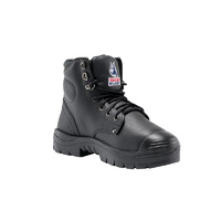 Steel Blue Argyle MET Nitrile Bump Cap Boots Size AU/UK 3 (US 4) Colour Black