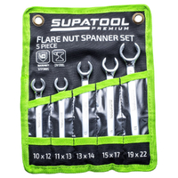 Supatool 5 Piece Flare Nut Spanner Set STP3005