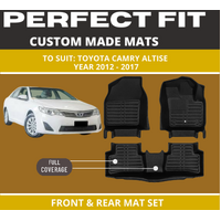 Custom car floor mats for toyota camry altiseBlack Floor Mats Full Interior Set