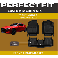 Custom car floor mats for mazda 3